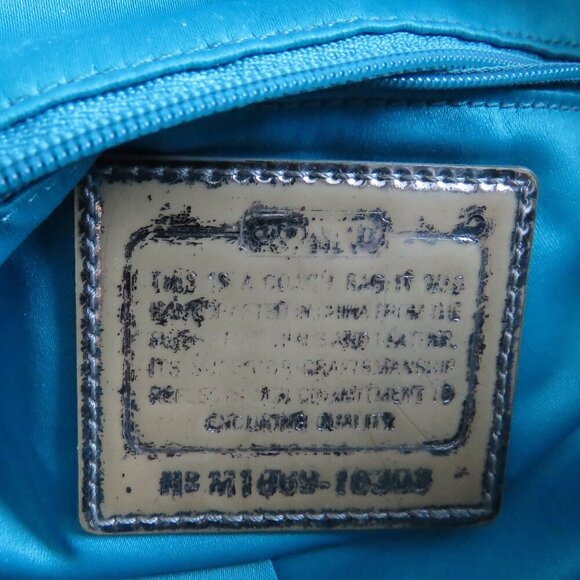 COACH Limited Edition Poppy Spotlight Sequin Metallic Top Handle Crossbody Bag - Picture 15 of 16